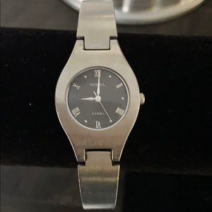 FOSSIL SOLID STAINLESS STEEL WATCH